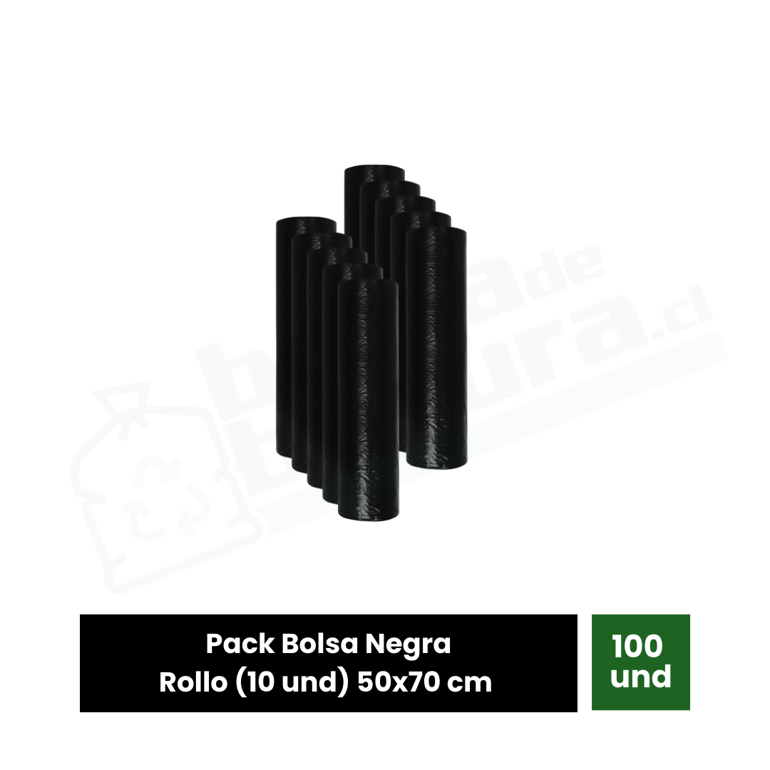 Pack bolsa de basura 50x70 (100 und)
